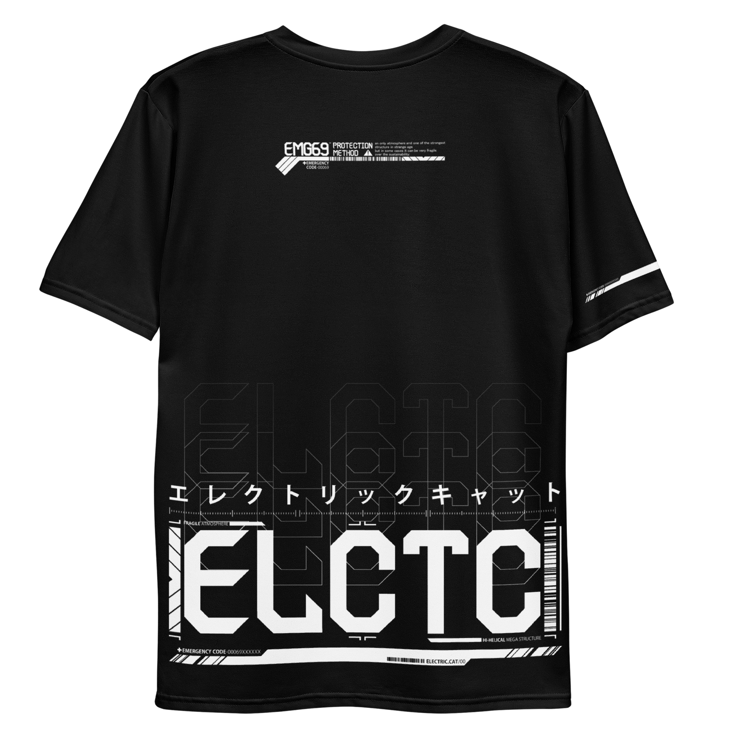 ELECTRIC.CAT [ full print T-shirt ]