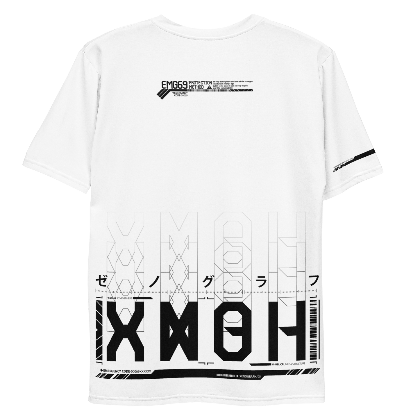 XENOGRAPH ver.1.5 [ full print T-shirt ] white