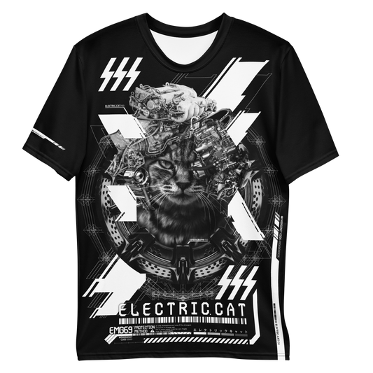 ELECTRIC.CAT [ full print T-shirt ]