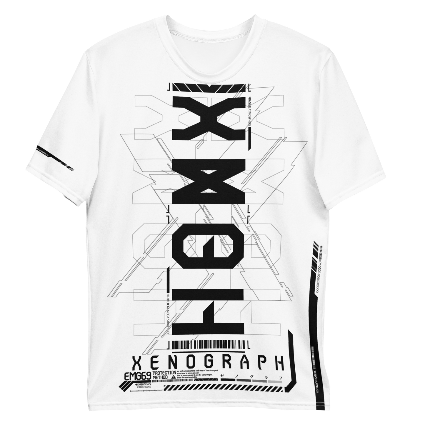 XENOGRAPH ver.2.0 [ full print T-shirt ] white