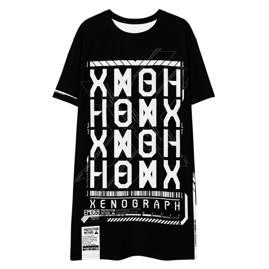 XENOGRAPH ver.1.5 [ unisex / full print over size long T-shirt ]