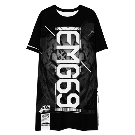 EMG69 [ unisex / full print over size long T-shirt ]